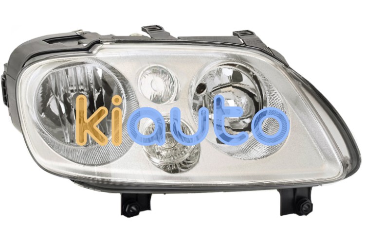 Faro delantero volkswagen caddy 2004-2010 base cromada / lamparas h7+h7 / derecho OE 1T0941006D / 1T0941006F / 1T0941006M