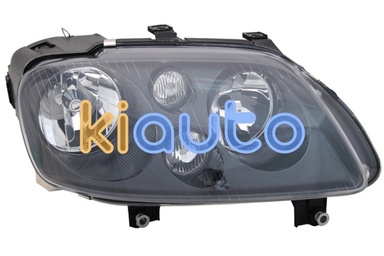 Faro delantero volkswagen caddy 2004-2010 base negra / lamparas h7+h7 / derecho OE 1T0941006H / 1T0941006P