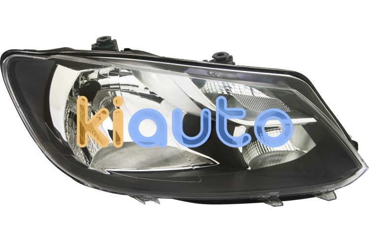Faro delantero volkswagen caddy 2010-2015 optica simple / detalle cromado / derecho OE 2K5941006 / 2K5941006A