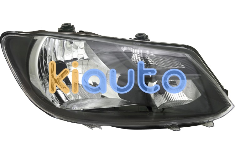 Faro delantero volkswagen caddy 2010-2015 optica simple / detalle negro / derecho OE 2K5941006B / 2K5941006C