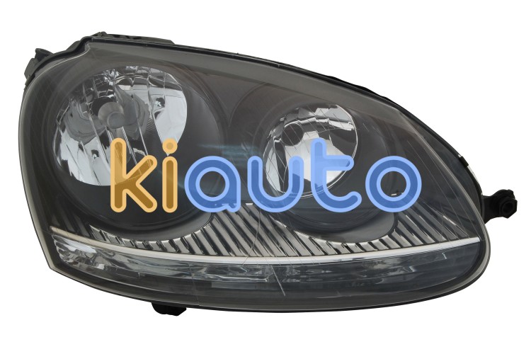 Faro delantero volkswagen golf v 2004-2008 base negra / modelo gti / derecho OE 1K6941006T / 1K6941030T