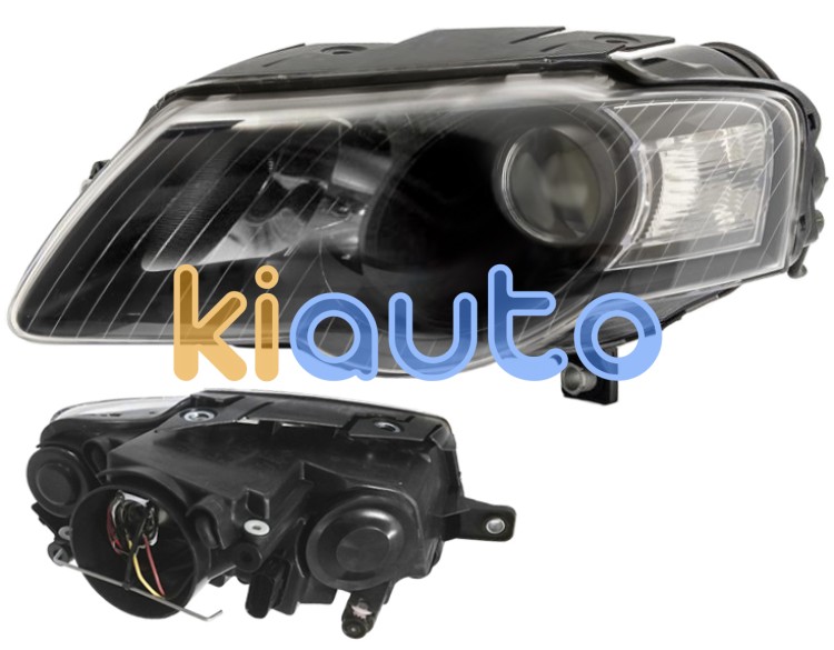 Faro delantero volkswagen passat 2005-2010 base negra / izquierdo OE 3C0941005AA