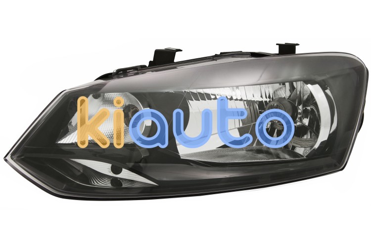 Faro delantero volkswagen polo 2009-2014 optica simple / modelo trendline / izquierdo OE 6R1941015C / 6R1941015E