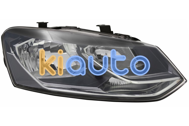 Faro delantero volkswagen polo 2014-2017 optica doble / modelo comfortline / highline / derecho OE 6C1941006 / 6C1941006B