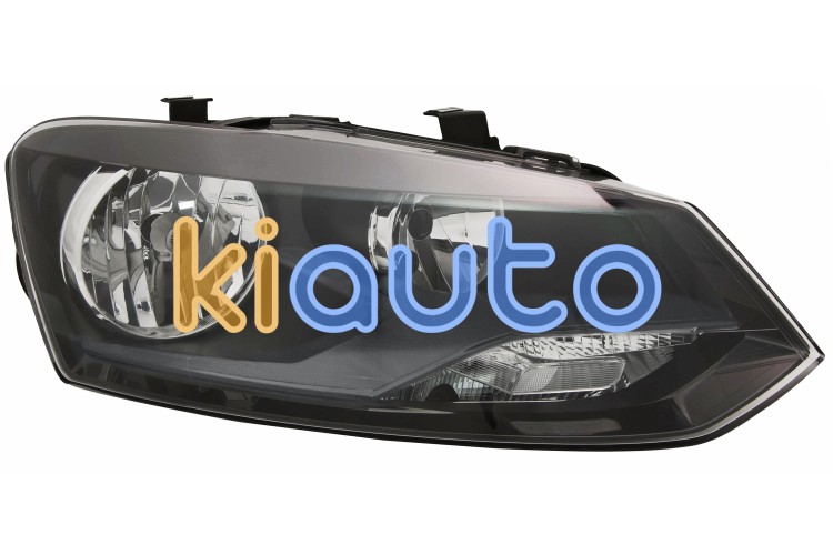 Faro delantero volkswagen polo 2014-2017 optica doble / modelo trendline / derecho OE 6R1941008G