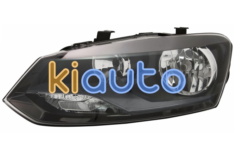 Faro delantero volkswagen polo 2014-2017 optica doble / modelo trendline / izquierdo OE 6R1941007G