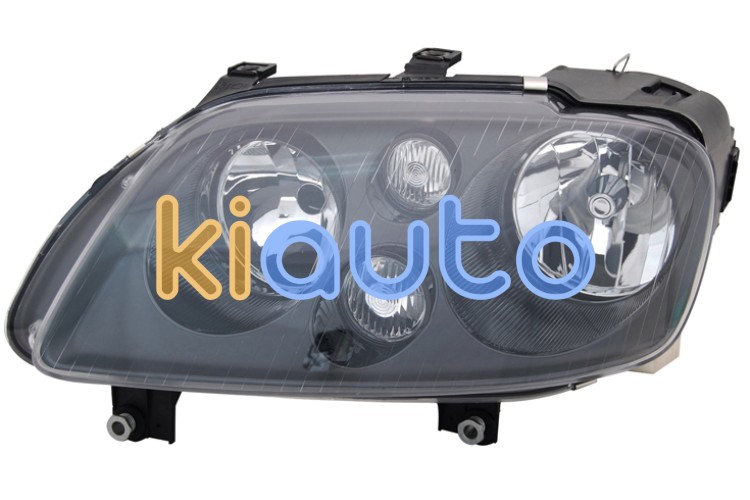 Faro delantero volkswagen touran 2003-2006 base negra / lamparas h7+h7 / izquierdo OE 1T0941005H / 1T0941005P