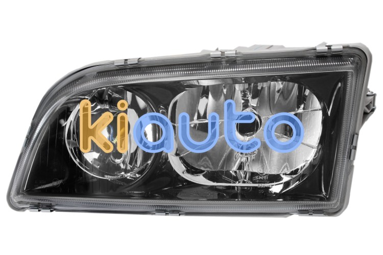 Faro delantero volvo s40 2001-2003 base negra / izquierdo OE 30896556 / 30865994 / 30899678