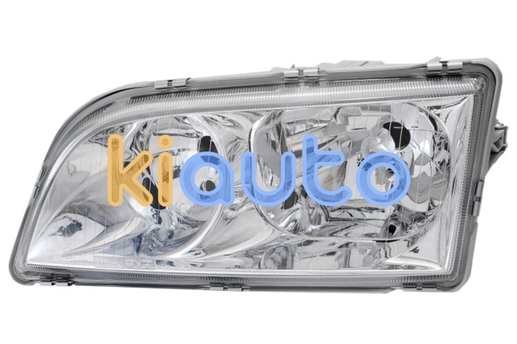 Faro delantero volvo s40 2001-2004 base cromada / izquierdo OE 30864579 / 30888476 / 30888468