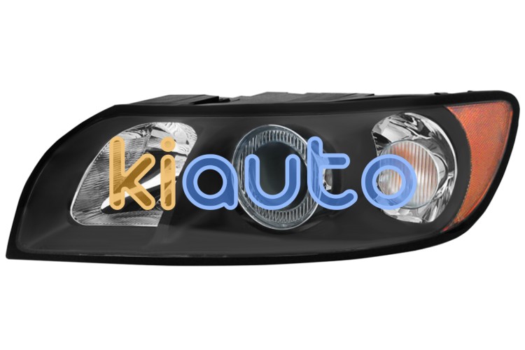 Faro delantero volvo s40 2004-2007 base negra / izquierdo OE 30678308 / 30678516 / 30678900