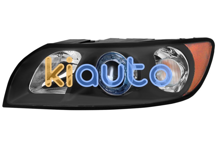 Faro delantero volvo s40 2004-2007 base negra / xenon / izquierdo OE 30678203 / 30744675 / 31213377