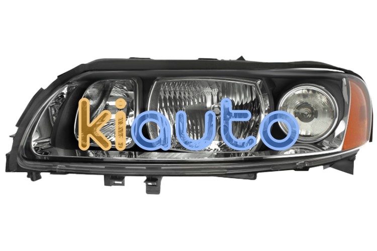 Faro delantero volvo s60 2005-2010 base negra / con motor / izquierdo OE 30648198 / 30698825