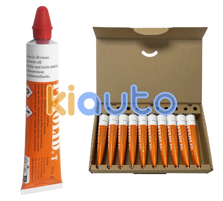 Fixolid – marcador de pintura 10 unidades - rojo