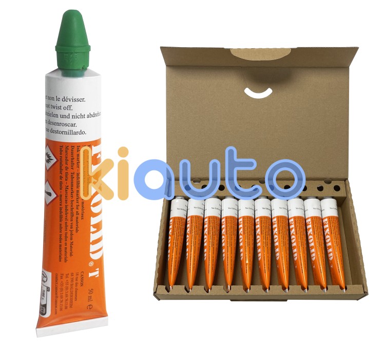 Fixolid – marcador de pintura 10 unidades - verde