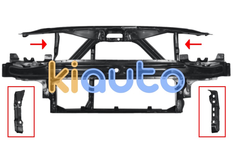 Frente interno seat toledo 1999-2004 delantero / sin aire acondicionado OE 1M0805591L
