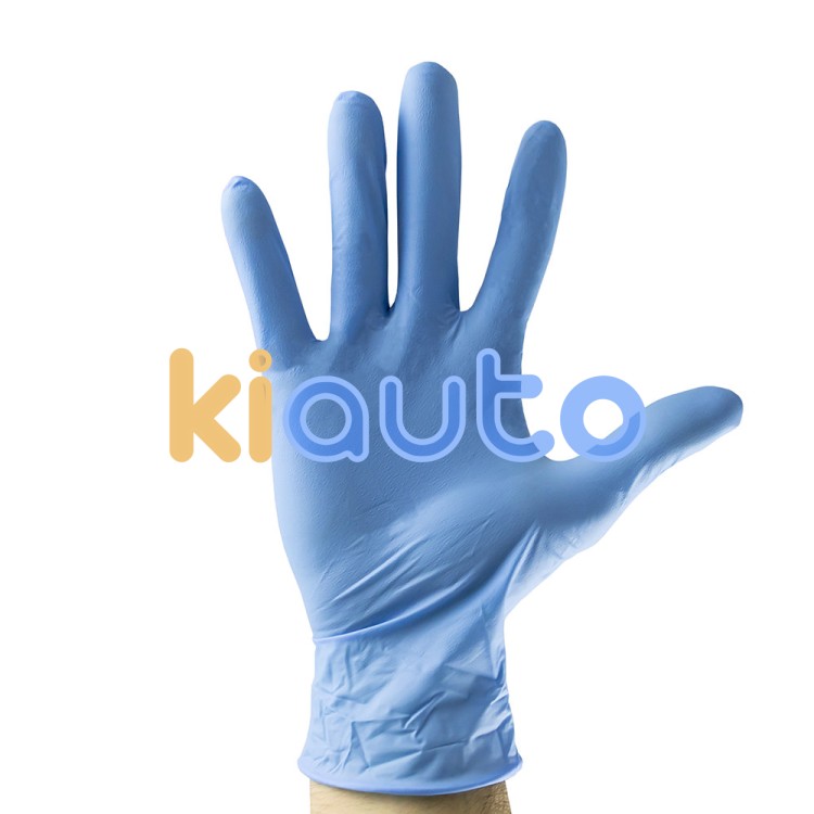 Guantes azul desechables de nitrilo talla: xl