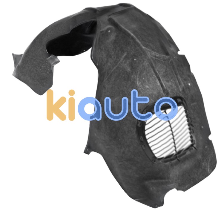 Guardabarros audi q7 2006-2009 delantero / con rejilla / fieltro / izquierdo OE 4L0809961C / 4L0809961E
