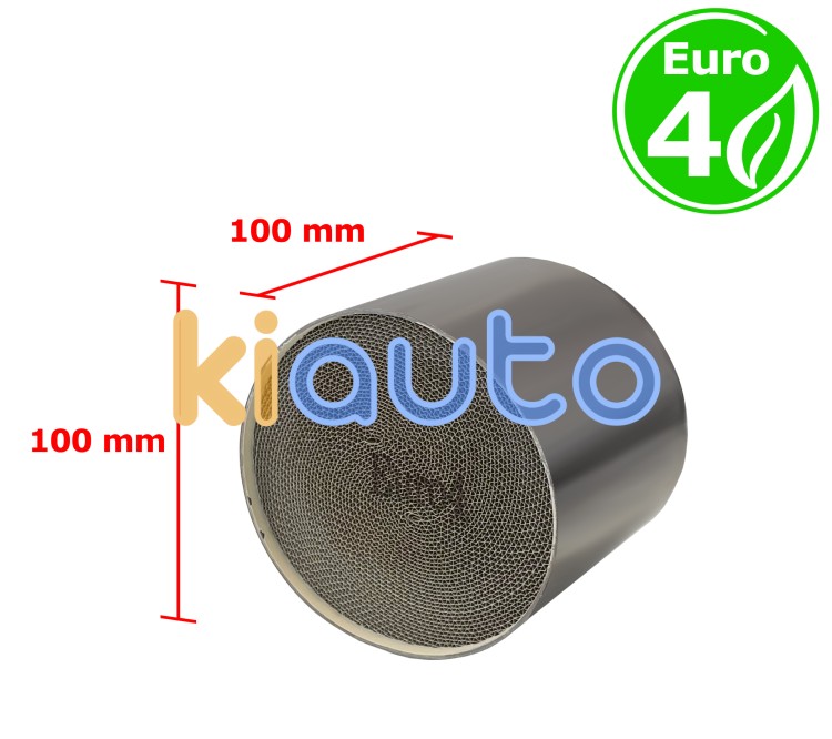 Interior metalico euro 4 gasolina / diesel redondo boca 100mm diametro x 100mm longitud