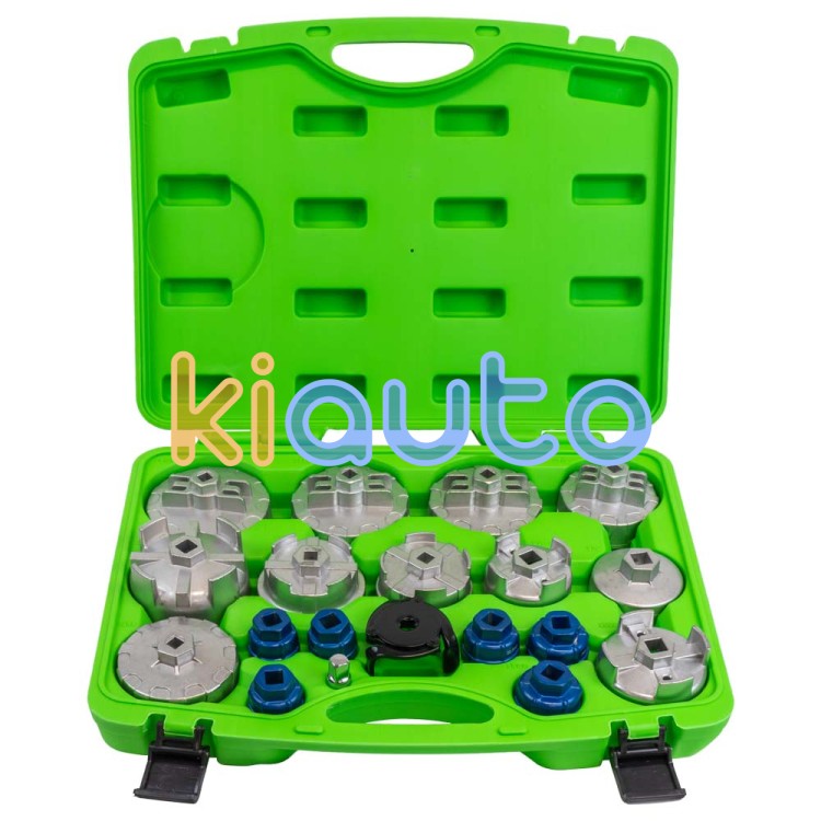 Juego de extractores para filtros de aceite 19 piezas