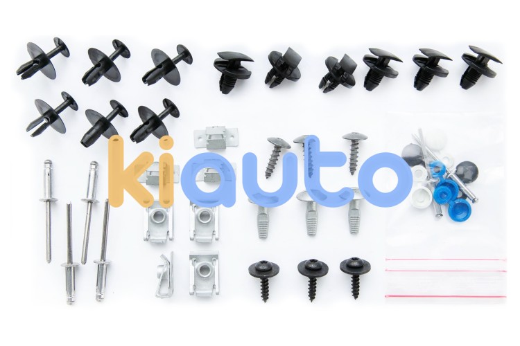 Juego fijaciones paragolpes citroen c4 2004-2008 delantero / basico OE 1612688380