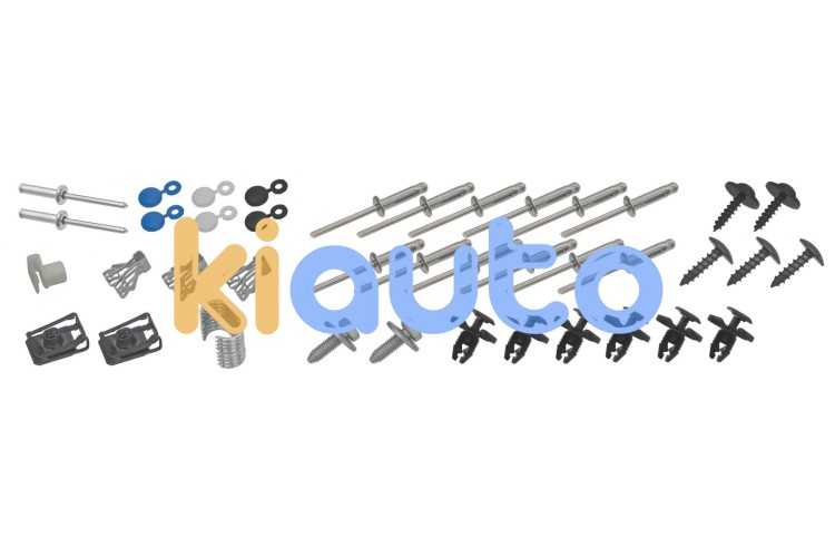 Juego fijaciones paragolpes peugeot partner 2015-2018 delantero / basico