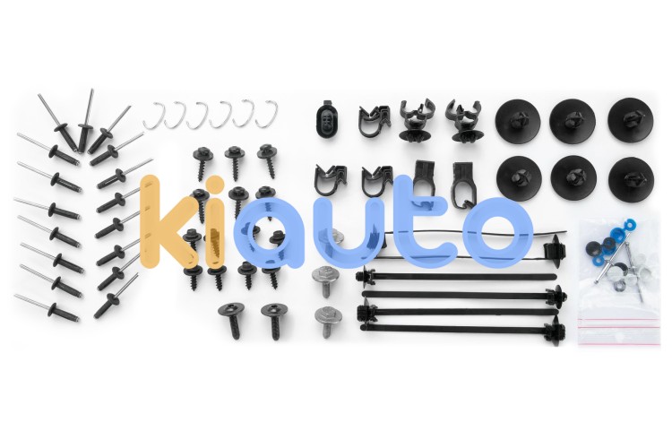 Juego fijaciones paragolpes renault megane 2012-2014 delantero / completo OE 620105698S