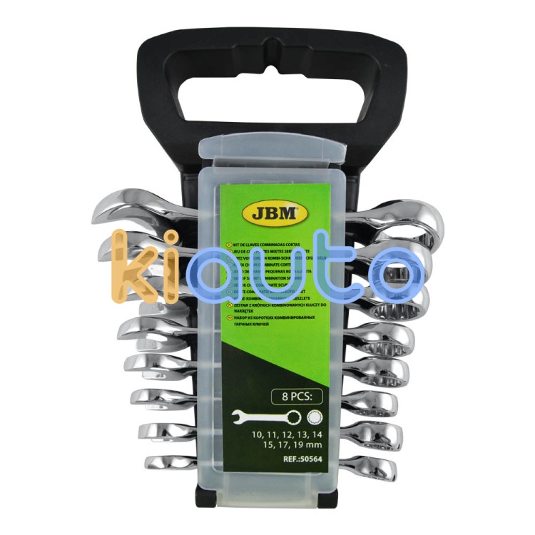 Kit llaves combinadas cortas 8 piezas