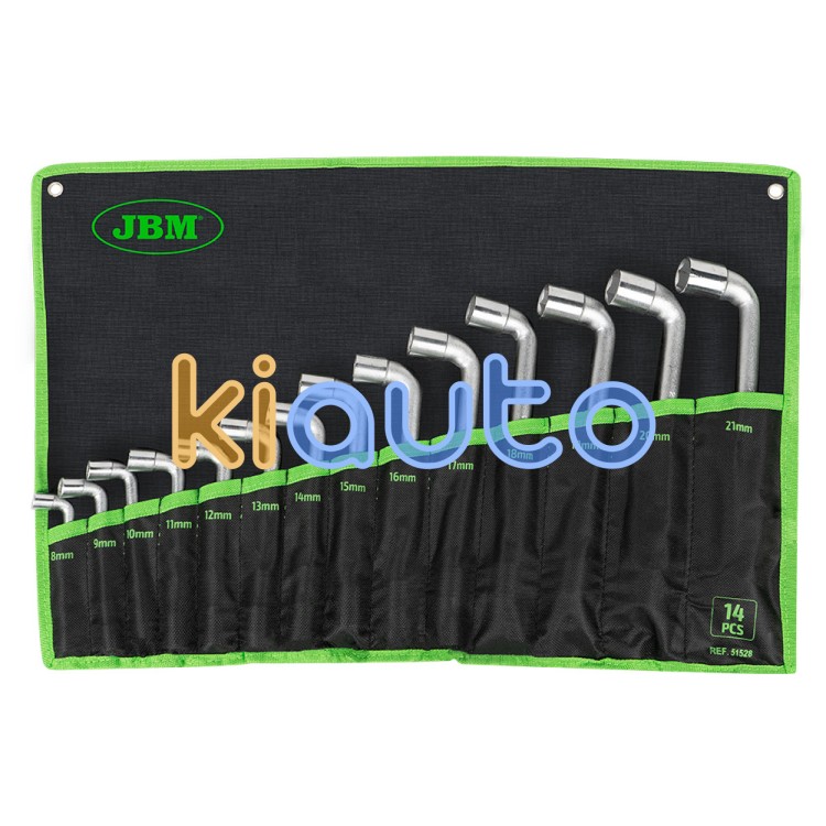 Kit llaves pipa de doble boca 14 piezas