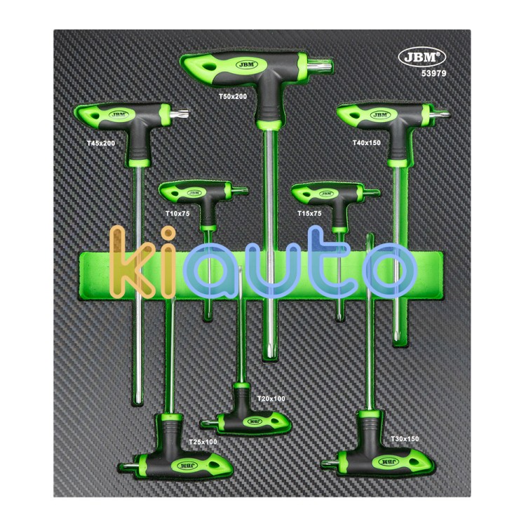 Kit llaves torx en forma de "t" 8 llaves