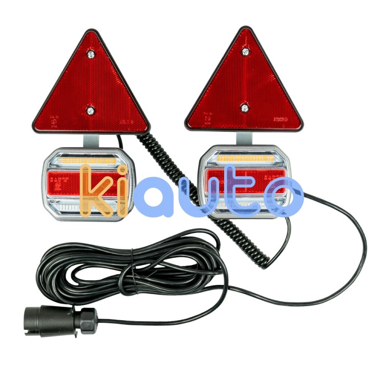 Kit magnético 2 pilotos led y 2 catareflectantes