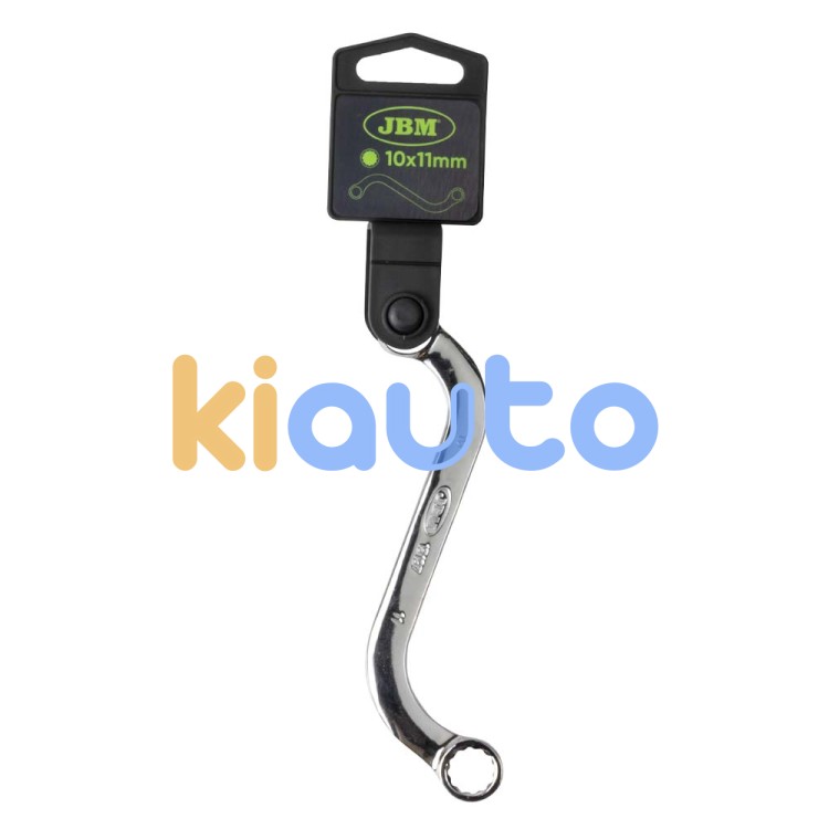 Llave tipo "s" 10x11mm - acabado brillante