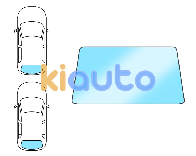 Luneta nissan micra 2008-2010 3/5 puertas / trasera / termica / verde / 3 taladros / con luz de freno Eurocode 6011BGNHBW1H