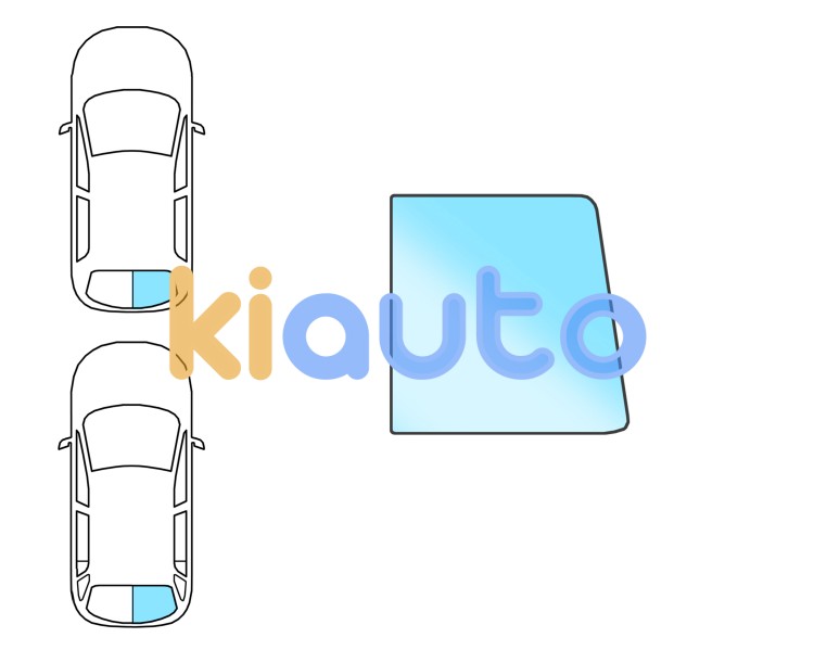 Luneta nissan patrol 2001-2004 3/5 puertas / trasera / 2 puertas trasera / termica / verde / derecha Eurocode 6006BGNRR