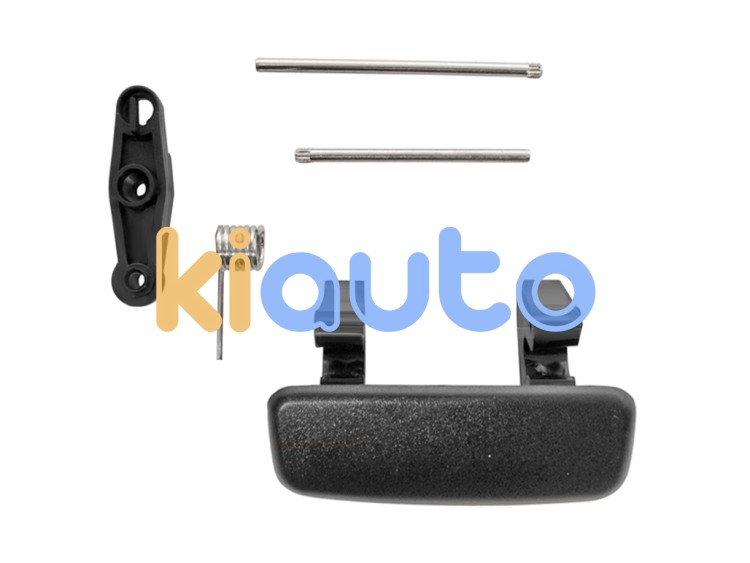 Manecilla de puerta exterior renault master 1998-2003 negra / lateral derecha OE 7700352420