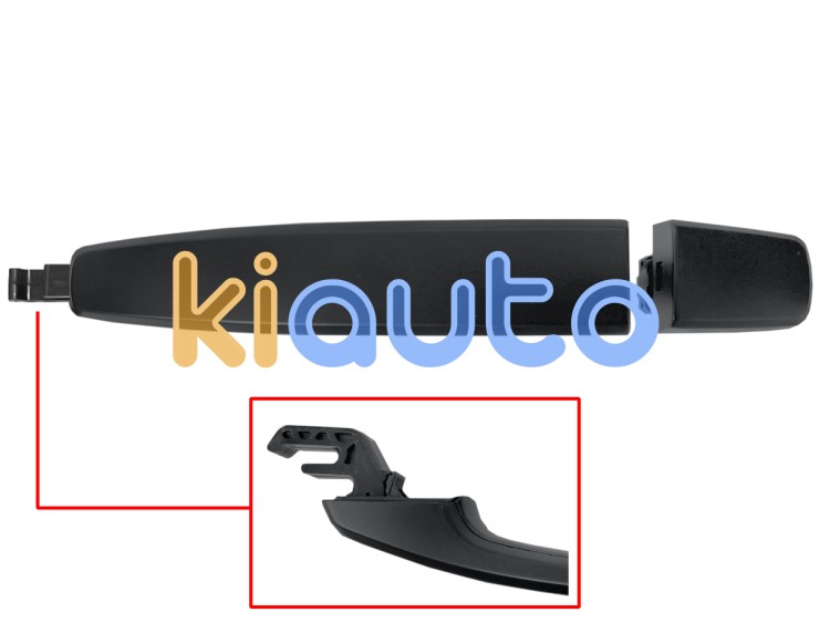Maneta de puerta exterior chevrolet cruze 2009-2012 imprimada / trasera izquierda OE 138619 / 92233089 / 138616