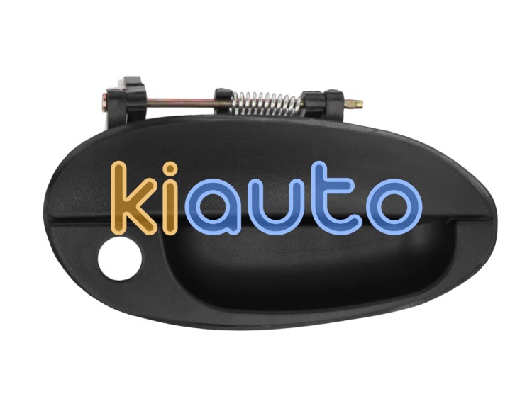Maneta de puerta exterior chevrolet matiz 2005-2005 negra / con agujero llave / delantera derecha OE 96507784