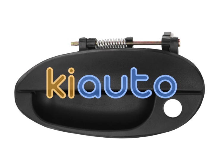Maneta de puerta exterior chevrolet matiz 2005-2005 negra / con agujero llave / delantera izquierda OE 96507783