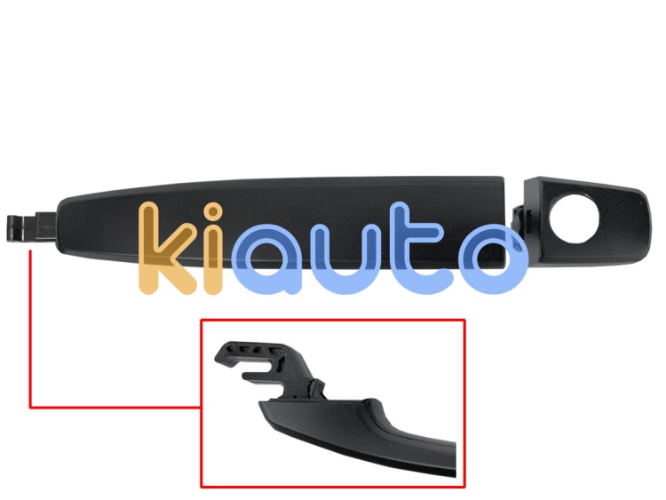 Maneta de puerta exterior chevrolet trax / tracker 2013-2017 imprimada / con agujero llave / delantera izquierda OE 13287768 / 138617 / 92233090