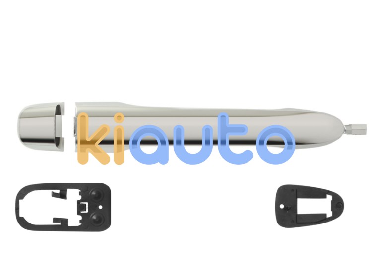 Maneta de puerta exterior fiat bravo 2007-2014 cromada / delantera derecha OE 735485619