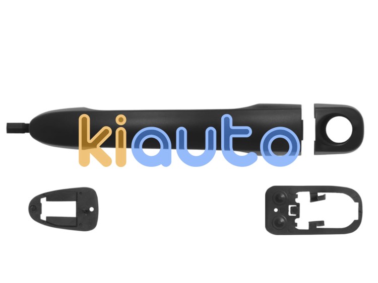 Maneta de puerta exterior fiat bravo 2007-2014 negra / delantera izquierda OE 735442387