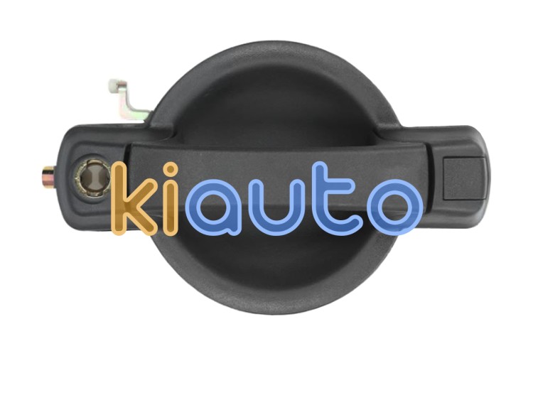 Maneta de puerta exterior fiat doblo 2001-2006 negra / con agujero llave / delantera derecha OE 735294303 / 735309959