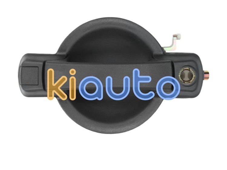 Maneta de puerta exterior fiat doblo 2006-2010 negra / con agujero llave / delantera izquierda OE 735294304 / 735309960