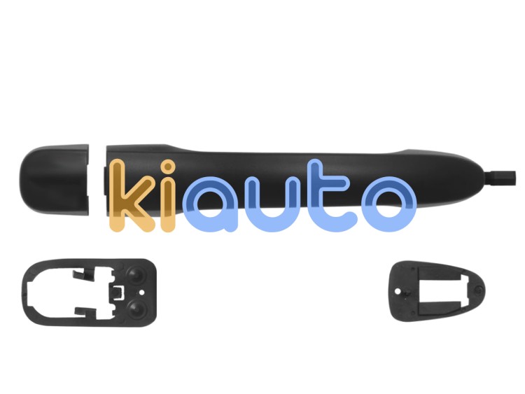 Maneta de puerta exterior fiat stilo 2001-2008 negra / delantera derecha OE 735440855