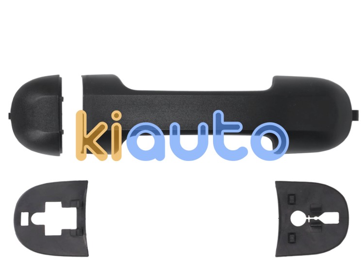 Maneta de puerta exterior ford transit connect 2002-2006 negra / 2 puertas traseras OE 4385855