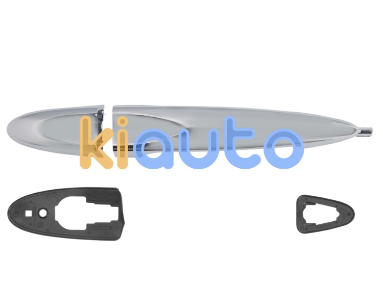 Maneta de puerta exterior lancia ypsilon 2003-2006 cromada / delantera derecha OE 735409024 / 735350094