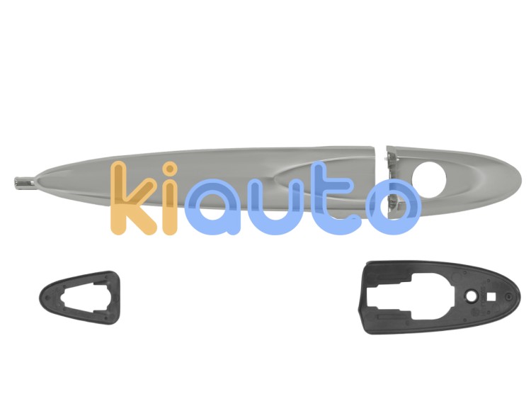 Maneta de puerta exterior lancia ypsilon 2006-2011 cromada / con agujero llave / delantera izquierda OE 735409026 / 735350098