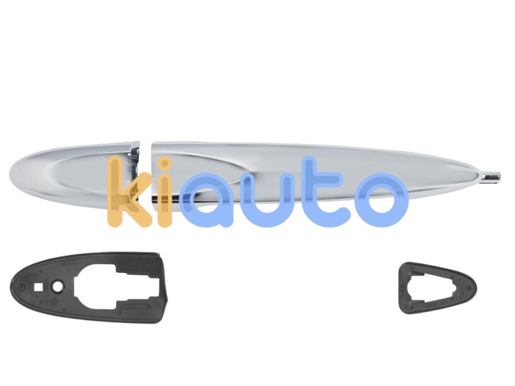 Maneta de puerta exterior lancia ypsilon 2006-2011 plata / delantera derecha OE 735423499