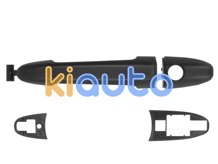 Maneta de puerta exterior mercedes sprinter (906) 2006-2013 negra / con agujero llave / laterale derecha OE 2E0837205C / 9067600070