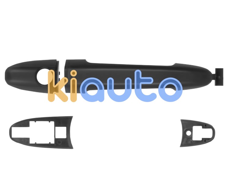Maneta de puerta exterior mercedes sprinter (906) 2006-2013 negra / con agujero llave / laterale izquierda OE 2E0837205C / 9067600070