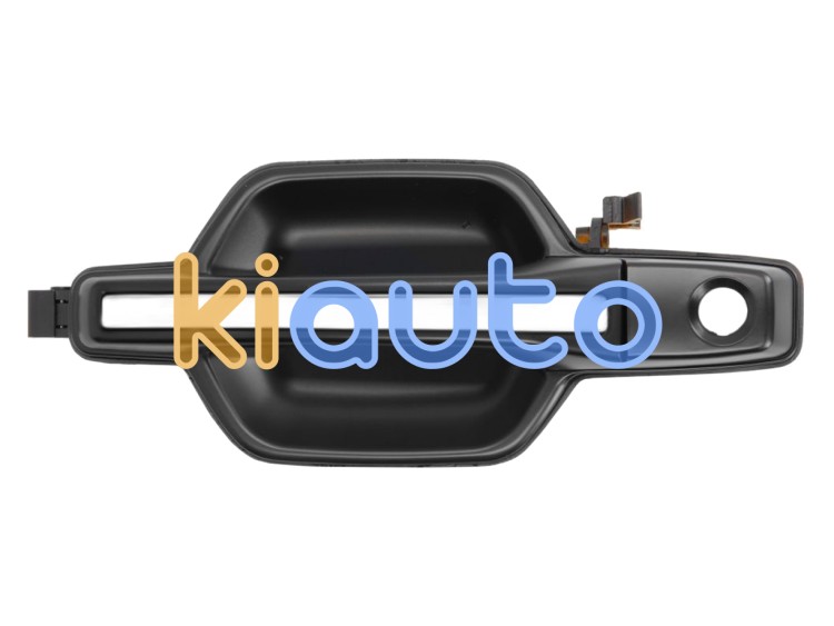 Maneta de puerta exterior mitsubishi pajero 2003-2007 negra / con agujero llave / delantera izquierda OE MR970186 / MR970425